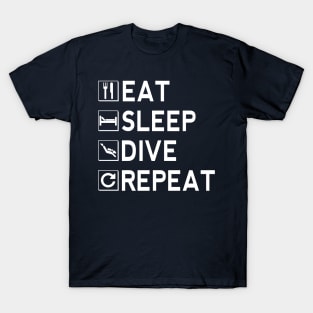 Eat Sleep Dive Repeat T-Shirt